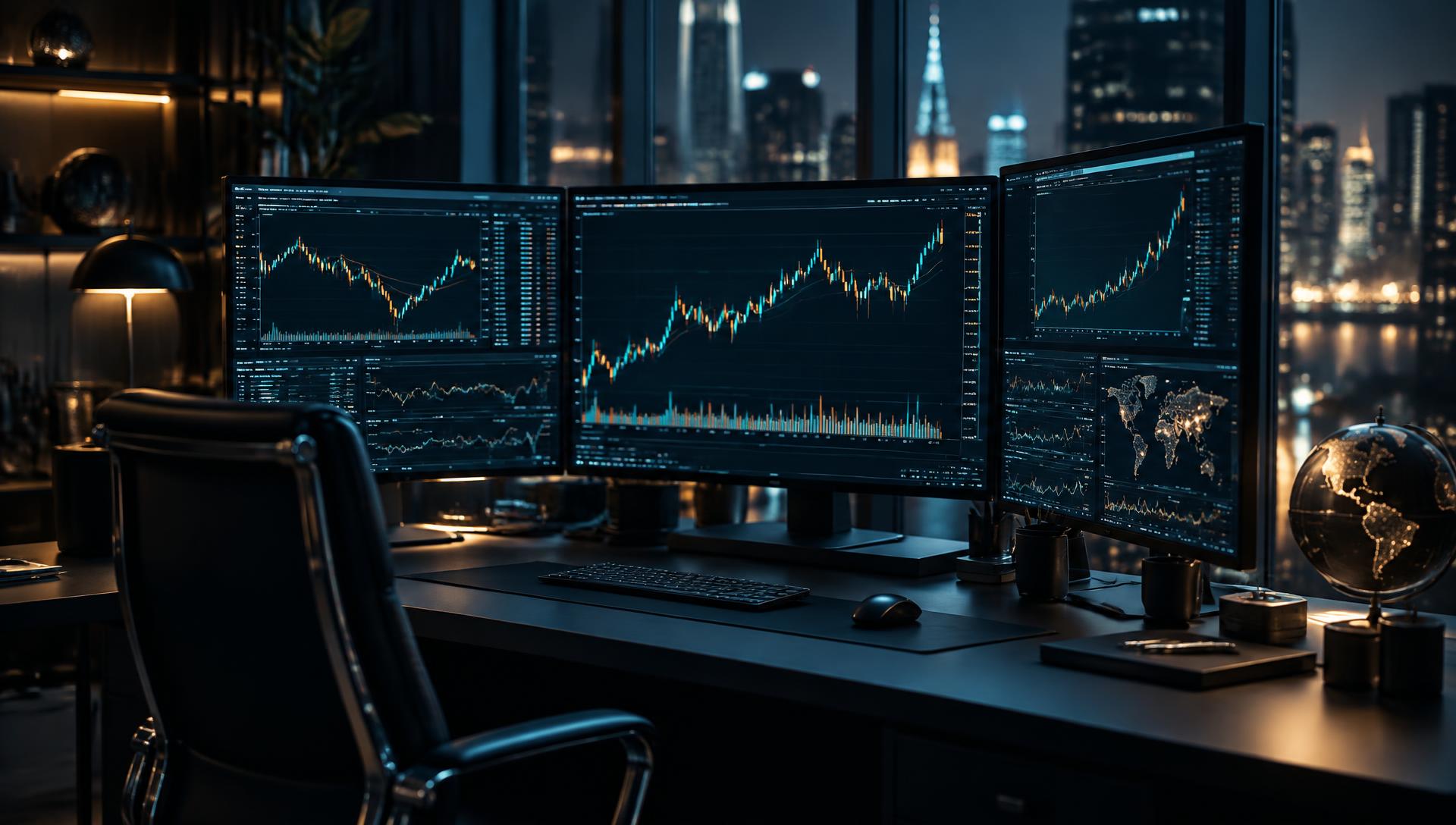 Trading desk used by WSFunded Prop Trading Firm traders
